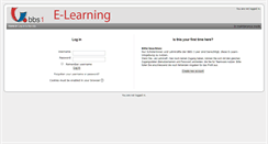 Desktop Screenshot of elearn.bbs-1.de