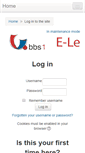 Mobile Screenshot of elearn.bbs-1.de